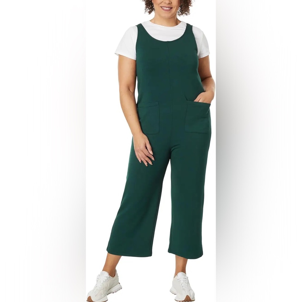 Madewell forest green relaxed jumpsuit M